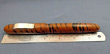 KIM ACR Jumbo Handmade Ebonite Fountain Pen - Kanwrite F/M/B Nib - Brown MTS