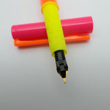 Vintage Platignum School Fountain Pen Made in England - Vintage Swan Nib- Orange