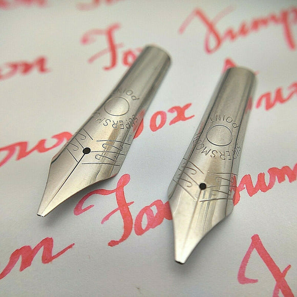Set of 2 #6 35mm Cursive Italic (CI) Fountain Pen Nibs