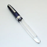 Airmail/Wality 69T Eyedropper Acrylic Demonstrator Fountain Pen - Blue
