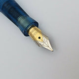 Click Signature Translucent Fountain Pen with 3-in-1 Filling System - Blue