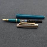 V’Sign Stride Teal Fountain Pen with with 3-in-1 Filling System