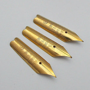 Set of 3 Vintage Swan (Ambitious) No.8 Fountain Pen Nibs