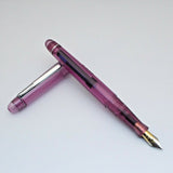 Click Signature Translucent Fountain Pen with 3-in-1 Filling System - Purple