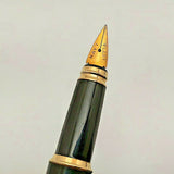 V’Sign Stride Black Fountain Pen (with Vintage Semi-Flex Nib Navy Pen Co. Japan)