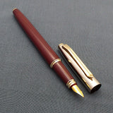 V’Sign Stride Maroon Fountain Pen with with 3-in-1 Filling System