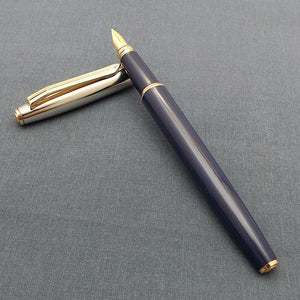 V’Sign Stride Dark Blue Fountain Pen with 3-in-1 Filling System