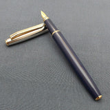 V’Sign Stride Dark Blue Fountain Pen with with 3-in-1 Filling System