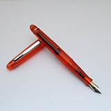 Click Signature Translucent Fountain Pen with 3-in-1 Filling System - Red