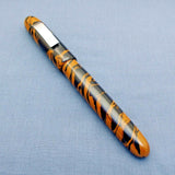KIM ACR Jumbo Handmade Ebonite Fountain Pen - Kanwrite F/M/B Nib - Brown MTS