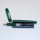 Click Signature Translucent Fountain Pen with 3-in-1 Filling System - Green