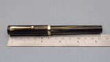 Click Bamboo Marble Eyedropper Fountain Pen - Black Marbled