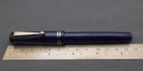 Click Aristocrat Acrylic Fountain Pen - Fine Nib - Chrome Trim - Blue