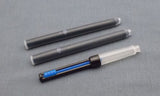 Click Aristocrat Acrylic Fountain Pen - Fine Nib - Chrome Trim - Dark Orange