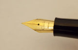 Click Aristocrat Acrylic Fountain Pen - Fine Nib - Gold Trim - Red