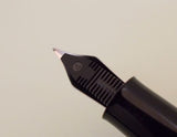 Click Aristocrat Acrylic Fountain Pen - Fine Nib - Chrome Trim - Dark Orange