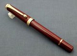 Click Tulip Pure Piston Filler Fountain Pen - Brown
