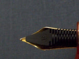 Click Tulip Pure Piston Filler Fountain Pen - Brown
