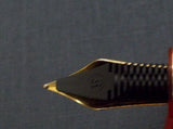 Click Tulip Trans Piston Filler Fountain Pen - Translucent Yellow