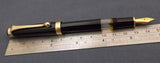 Click Tulip Pure Piston Filler Fountain Pen - Black