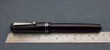Click Aristocrat Acrylic Fountain Pen - Fine Nib - Chrome Trim - Black