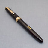 Click Falcon Gold Eyedropper Fountain Pen - Solid Black