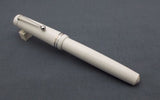 Click Aristocrat Acrylic Fountain Pen - Fine Nib - Chrome Trim - White
