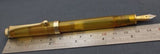 Click Tulip Trans Piston Filler Fountain Pen - Translucent Yellow