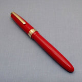 Click Falcon Gold Eyedropper Fountain Pen - Solid Red