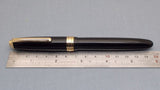 Click Falcon Gold Eyedropper Fountain Pen - Solid Black
