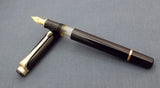 Click Tulip Pure Piston Filler Fountain Pen - Black