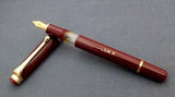 Click Tulip Pure Piston Filler Fountain Pen - Brown