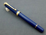 Click Tulip Pure Piston Filler Fountain Pen - Blue